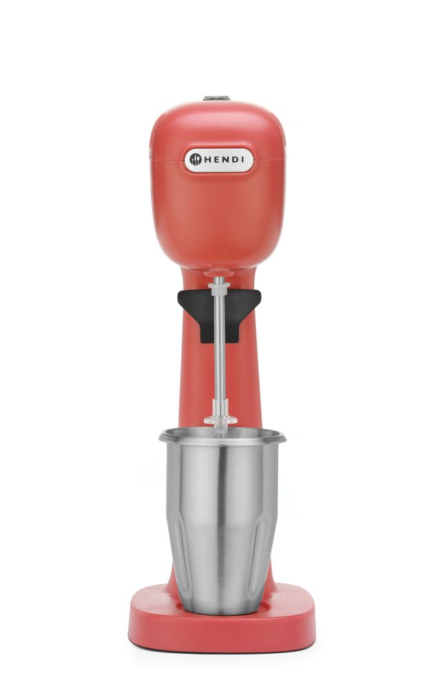 Frullino milkshaker senza BPA - Design by Bronwasser, HENDI, Rosso, 230V/400W, 170x210x(H)485mm
