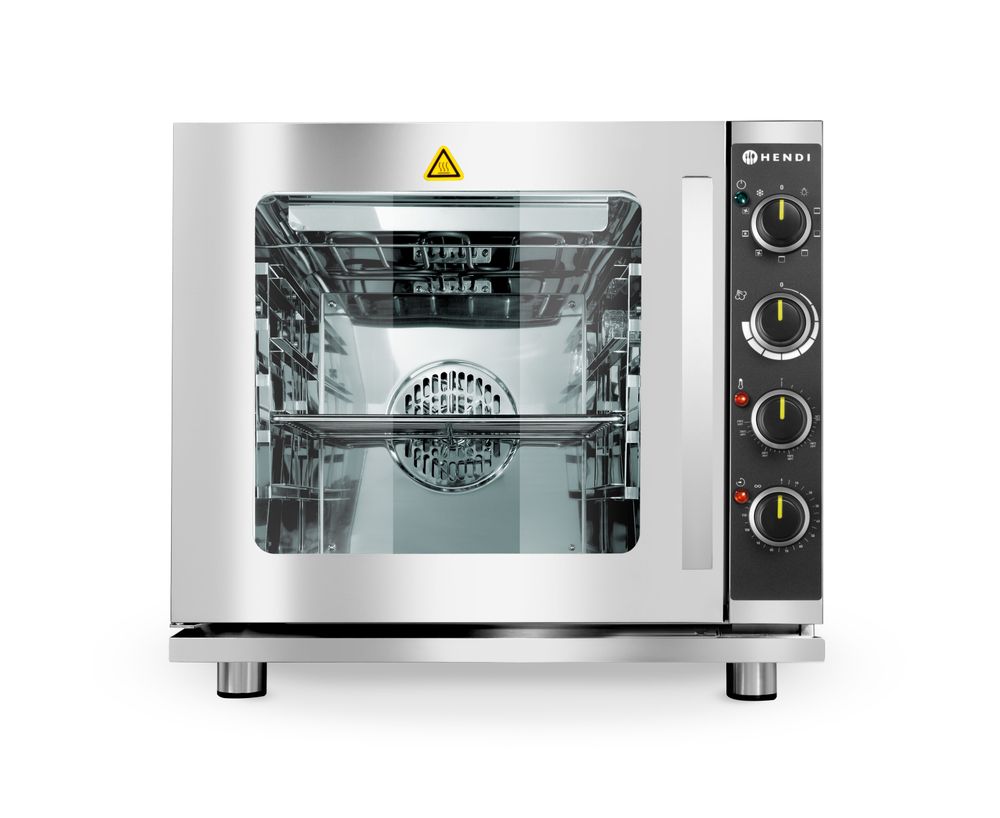 Forno a vapore a convezione con grill 4x GN 2/3, HENDI, Grigio chiaro, 230V/3000W, 625x585x(H)590mm