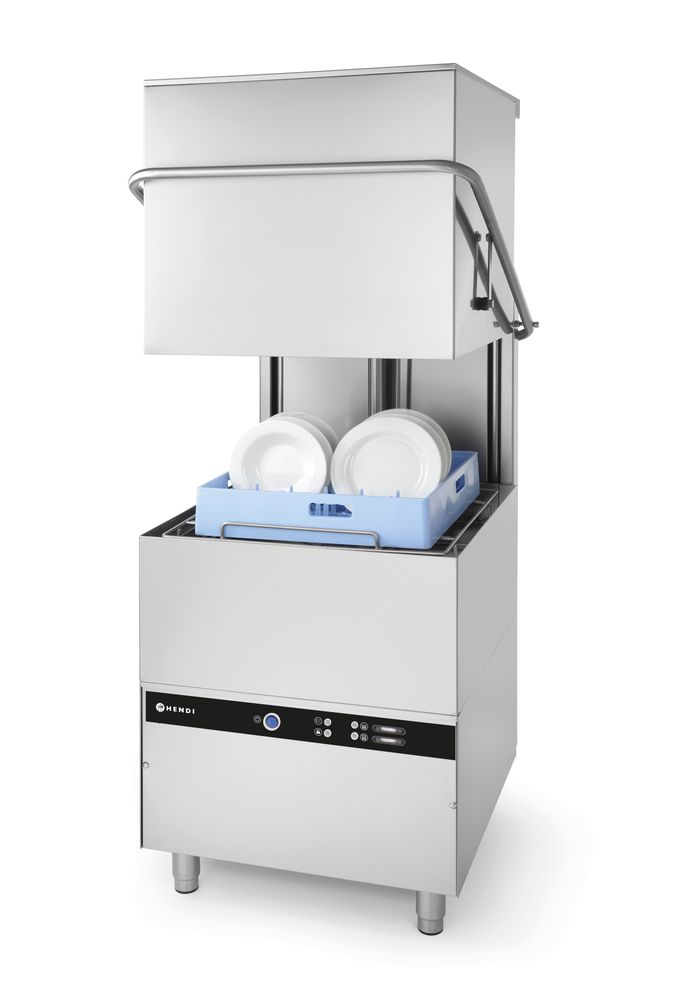 Lavastoviglie a capote 50x50 - controllo elettromeccanico, HENDI, 400V/8600W, 745x900x(H)1406mm