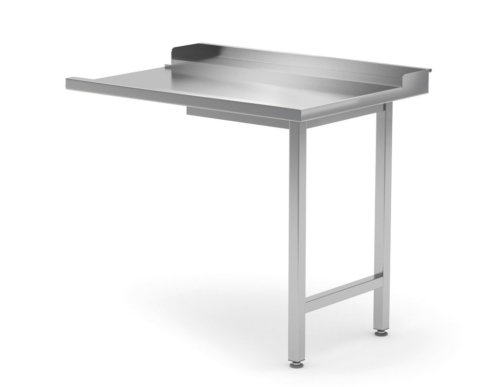 Tavolo di scarico per lavastoviglie, HENDI, Lato destro, 1000x700x(H)850mm