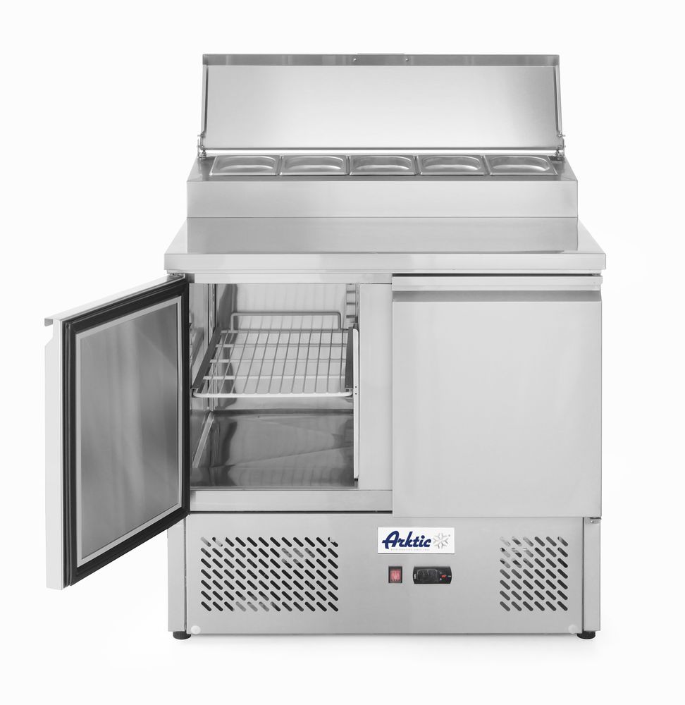 Saladette a due porte con vetrinetta GN 300L, Arktic, 230V/310W, 900x702x(H)1265mm