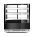 Vetrina refrigerata con 3 ripiani inclinati, Arktic, 650L, Nero, 230V/490W, 1200x833x(H)1460mm