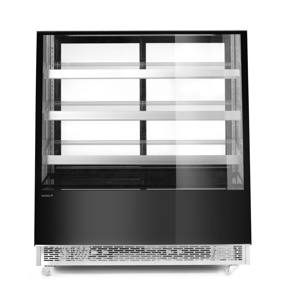 Vetrina refrigerata con 3 ripiani inclinati, Arktic, 650L, Nero, 230V/490W, 1200x833x(H)1460mm