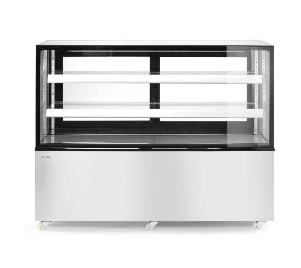 Vetrine refrigerate con 2 ripiani, Arktic, 510L, 230V/490W, 1524x677x(H)1230mm