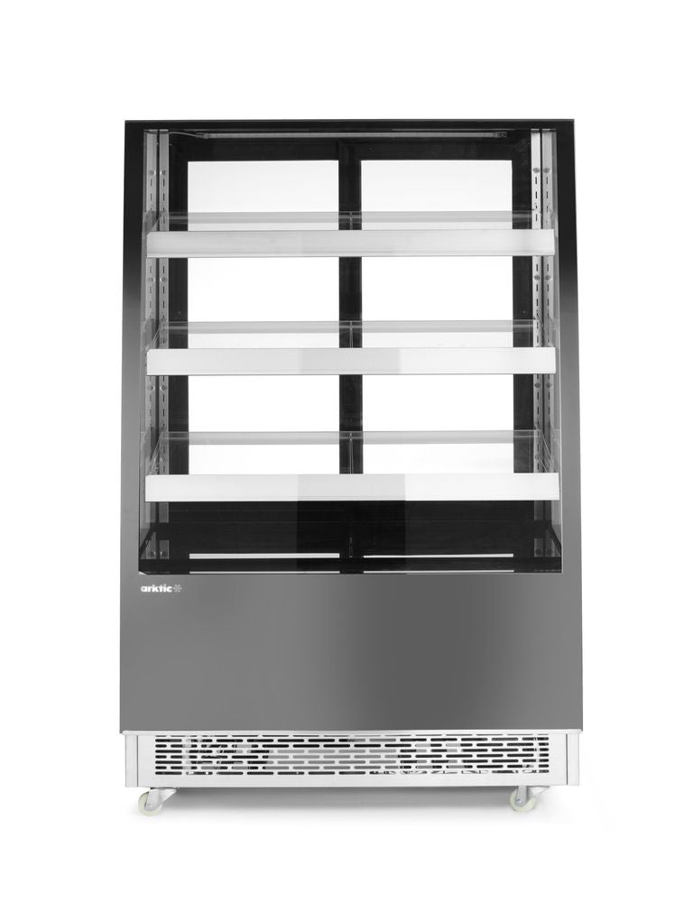 Vetrina refrigerata con 3 ripiani inclinati, Arktic, 500L, 230V/490W, 900x833x(H)1460mm