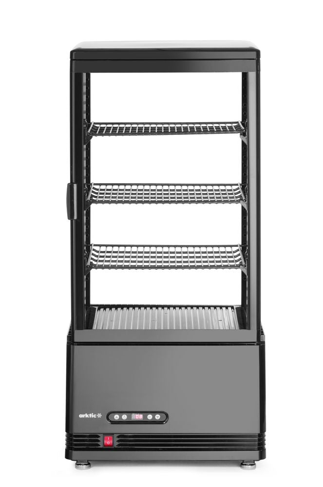 Vetrina da esposizione, 78 litri., Arktic, Nera, 230V/170W, 444x397x(H)940mm