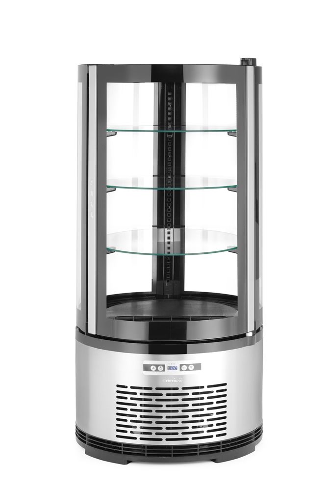 Vetrina da dessert rotonda, Arktic, 100L, 230V/210W, ⌀480x(H)1065mm
