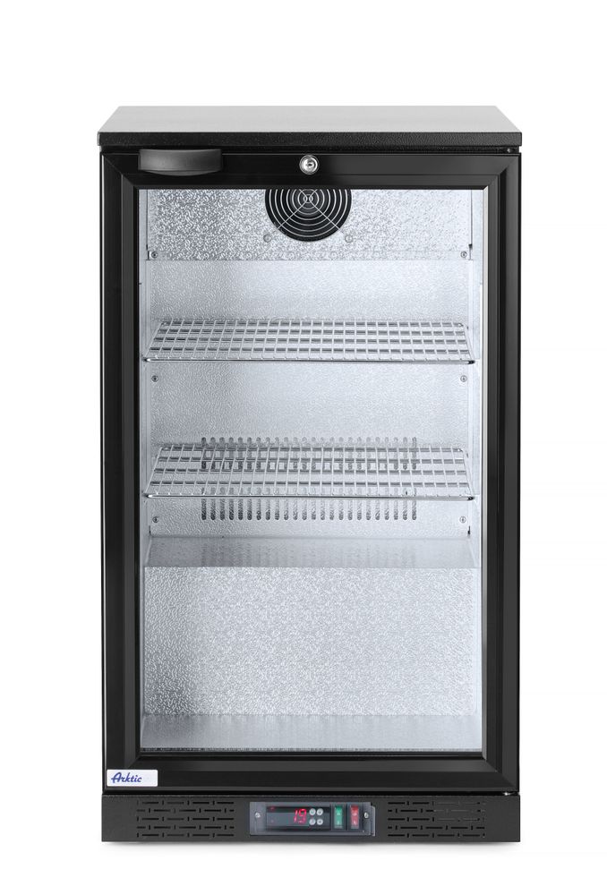Frigorifero per bar posteriore a porta singola, Arktic, 86L, Nero, 220-240V/120W, 500x530x(H)865mm