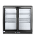 Frigorifero per barra posteriore con doppie porte scorrevoli, Arktic, 158L, Nero, 220-240V/160W, 900x520x(H)865mm