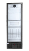 Frigorifero per bar posteriore a porta singola, Arktic, 243L, Nero, 220-240V/195W, 600x530x(H)1820mm