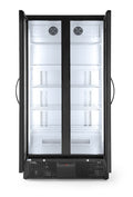 Frigorifero a doppia porta per bar posteriore, Arktic, 384L, Nero, 220-240V/365W, 900x530x(H)1820mm