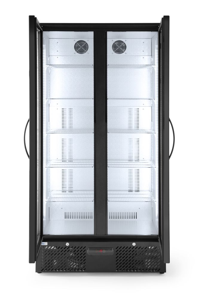 Frigorifero a doppia porta per bar posteriore, Arktic, 384L, Nero, 220-240V/365W, 900x530x(H)1820mm