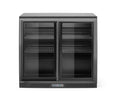 Frigorifero per bar posteriore con doppie porte scorrevoli, Arktic, 158L, Nero, 220-240V/160W, 900x520x(H)870mm