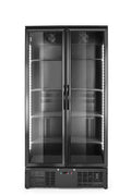 Frigorifero posteriore da bar con doppia porta, Arktic, 384L, Nero, 220-240V/365W, 900x530x(H)1820mm