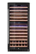 Frigorifero per vini, 2 zone, 124 bottiglie, Arktic, 265L, Nero, 570x595x(H)1400mm