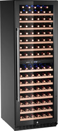 Frigorifero per vini, 2 zone, 131 bottiglie, Arktic, 418L, Nero, 680x595x(H)1760mm