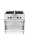 Cucina ad induzione con 4 piani cottura, HENDI, 400V/17000W, 800x720x(H)854mm