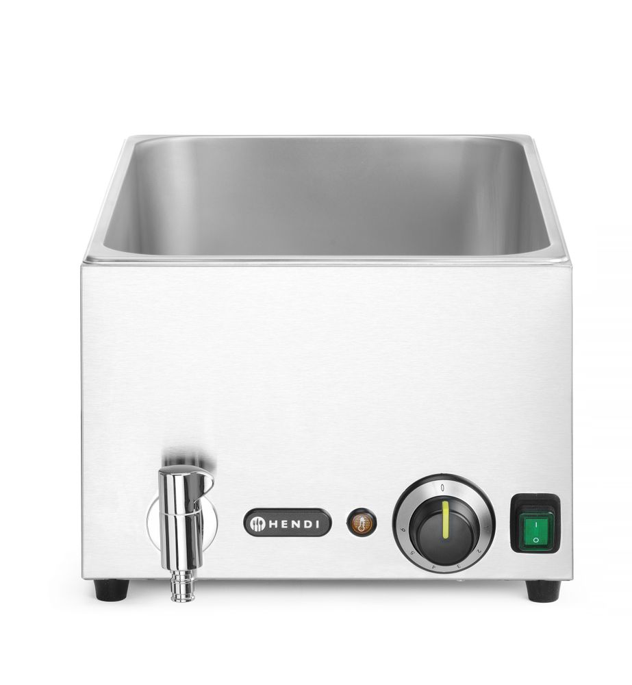Ranger Bagno-maria con rubinetto di scarico., HENDI, GN 1/1, 230V/1000W, 576x334x(H)241mm