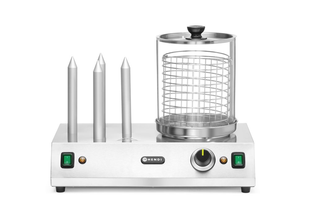 Riscaldatore per wurstel ed hot dog, HENDI, 220-240V/550W, 500x310x(H)395mm