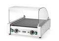 Copertura in vetro per grill rotante per salsicce, HENDI, Per griglia rotante da 7 (268506), 470x325x(H)240mm