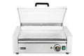 Griglia per wurstel, 1 zona con coperchio a risparmio energetico, HENDI, 7 rulli, 230V/620W, 566x375x(H)259mm