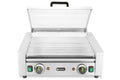 Griglia per wurstel - 2 zone con coperchio a risparmio energetico, HENDI, 11 rulli, 220-240V/980W, 566x527x(H)259mm