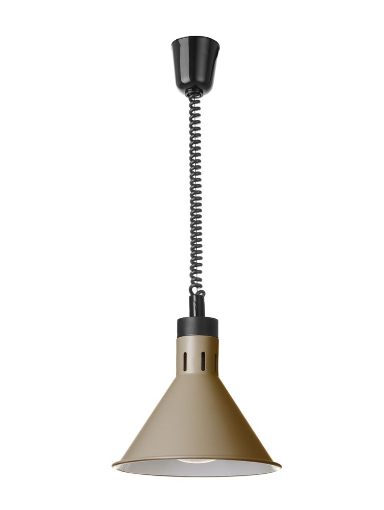 Lampada riscaldante conica, HENDI, Beige, 230V/250W, ⌀275x(H)250mm