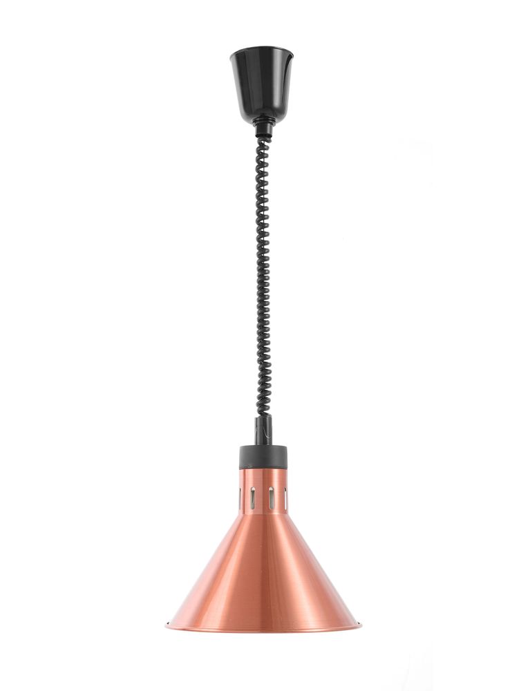 Lampada riscaldante conica, HENDI, Rame, 230V/250W, ⌀275x(H)250mm