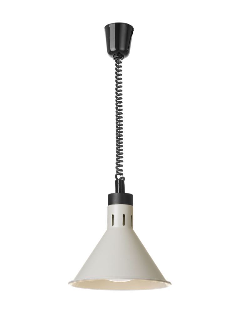 Lampada riscaldante conica, HENDI, Bianco, 230V/250W, ⌀275x(H)250mm