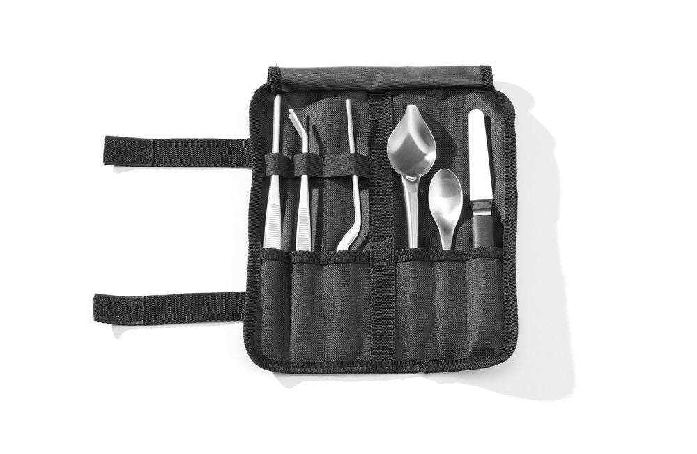 Set placcatura da chef, 6 pezzi, satinato, HENDI, 255x25x(H)100mm