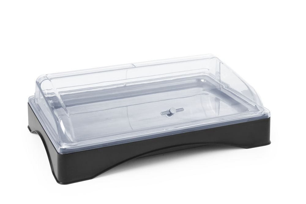 Vassoio con elemento di raffreddamento rolltop - Gastronorm 1/1, HENDI, Set completo, 555x357x(H)175mm