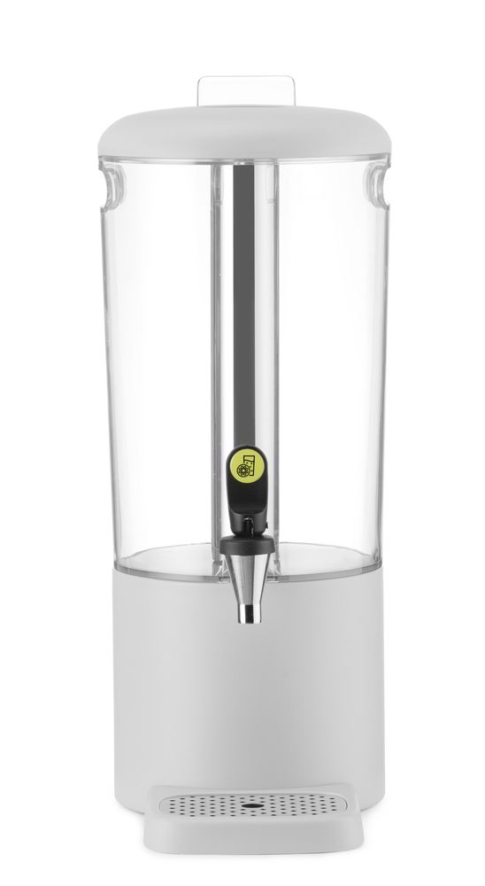 Distributore di succhi UNIQ, HENDI, designed by Robert Bronwasser, 8L, Bianco, 318x216x(H)532mm