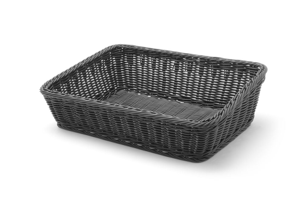 Cestini per panetteria angolato, HENDI, Nero, 400x300x(H)120mm
