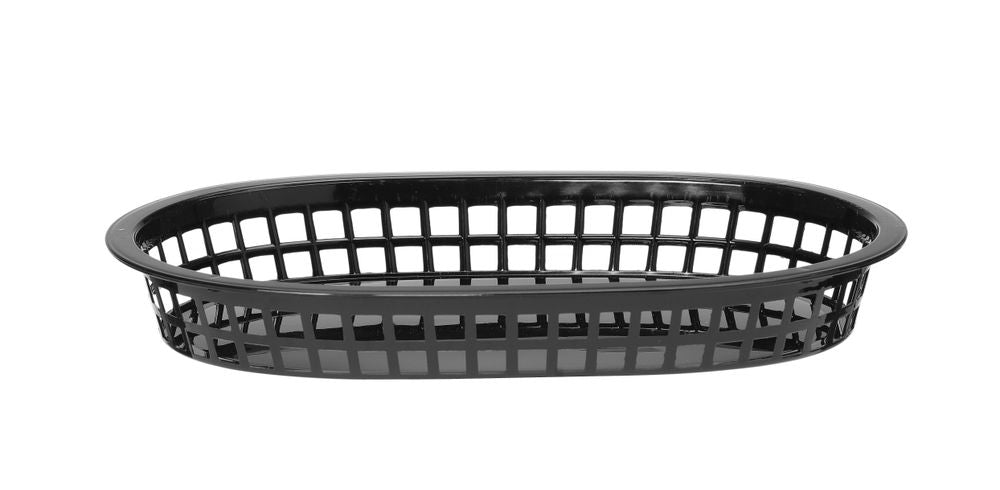 Cestini da servizio stile fast food., HENDI, Nero, 6 pezzi, 272x175x(H)38mm