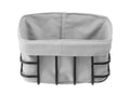 Cestino con interno in tessuto, HENDI, quadrato, 190x190x(H)100mm