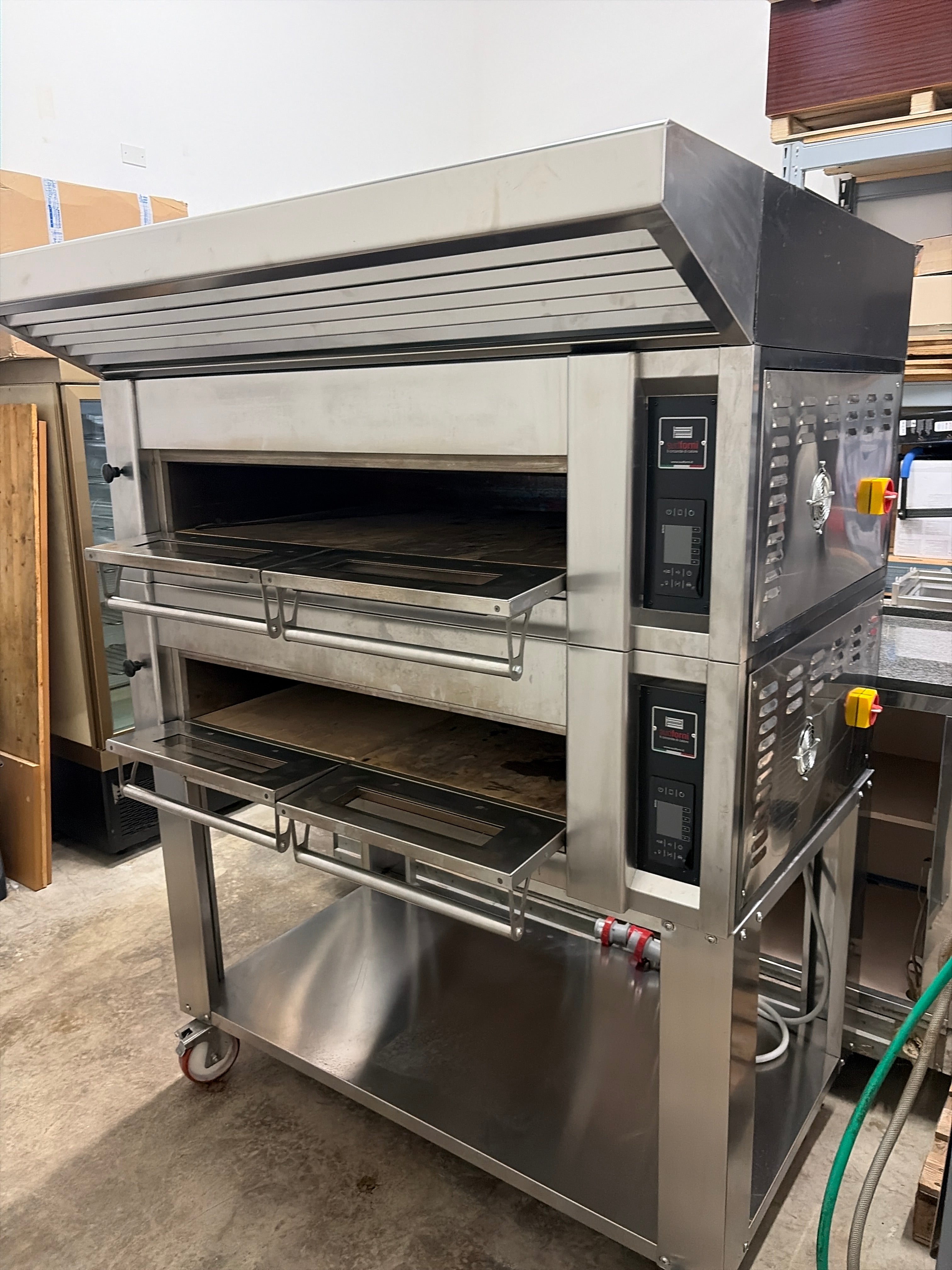 Forno Professionale Pizzeria Sud Forni ZN80 Due Camere con Cappa - Usato pari al nuovo