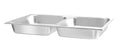 Teglia GN1 / 1 con 2 scomparti, HENDI, 7,5L, 530x325x(H)65mm