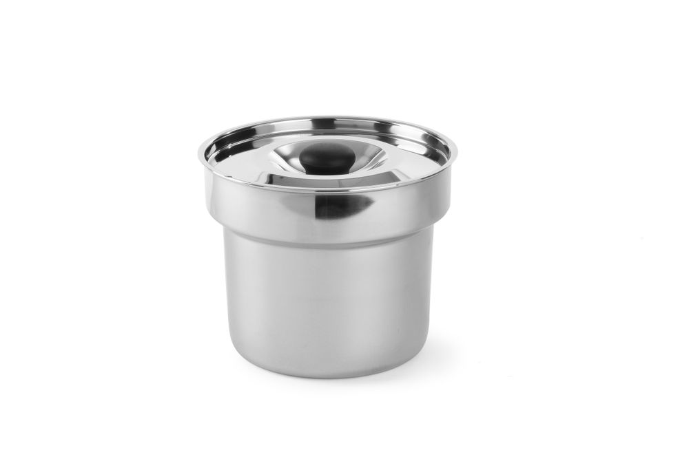 Contenitore a bagnomaria, HENDI, Contenitori "bagnomaria" 4,2 L, 4L, ⌀215x(H)177mm, Rotondo