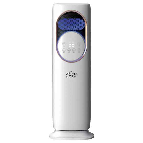 Stufa/ventilatore con umidificatore a torre