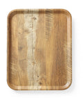Vassoio da servizio in melamina con stampa tipo legno, AmerBox, Legna, 330x430mm