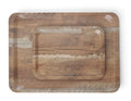 Vassoio da servizio in melamina con stampa tipo legno, AmerBox, Legna, 240x340mm