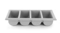 Contenitore per posate, HENDI, Grigio chiaro, 530x325x(H)100mm