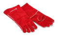 Guanti resistenti al calore, in vera pelle, HENDI, Rosso, (L)mm