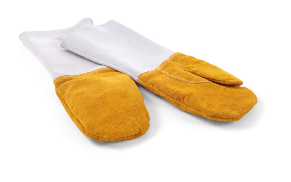Muffole da barbecue in pelle resistenti al calore, 2 pezzi, HENDI, 2 pezzi, (L)460mm