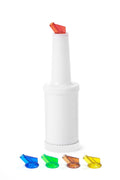 Bottiglie & bricchi dosatori, BarUp, 0,8L, Bianco, ⌀90x(H)300mm