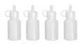 Erogatore mini di salsa - set da 4 pezzi., HENDI, 0,03L, Trasparente, ⌀30x(H)85mm