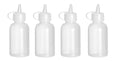 Erogatore mini di salsa - set da 4 pezzi., HENDI, 0,05L, Trasparente, ⌀35x(H)100mm