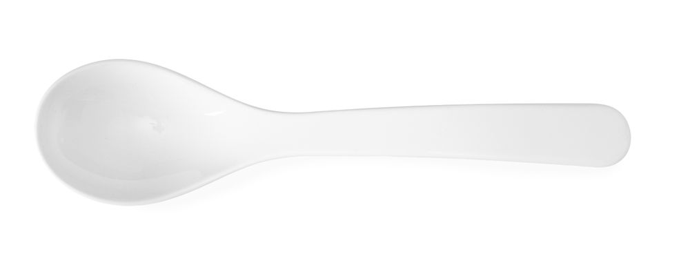 Cucchiaio per insalata, HENDI, 0,03L, Bianco, 235x55mm
