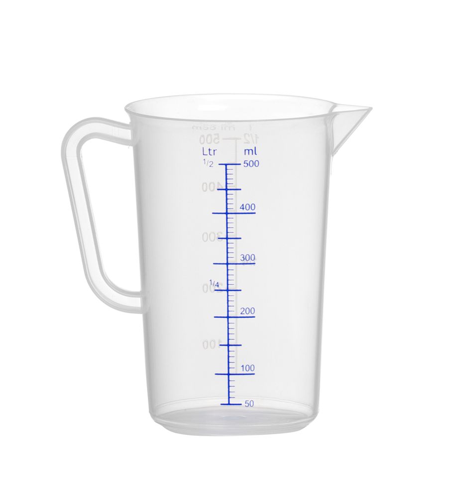 Caraffa graduata polipropilene, HENDI, 0,5L, ⌀90x(H)140mm