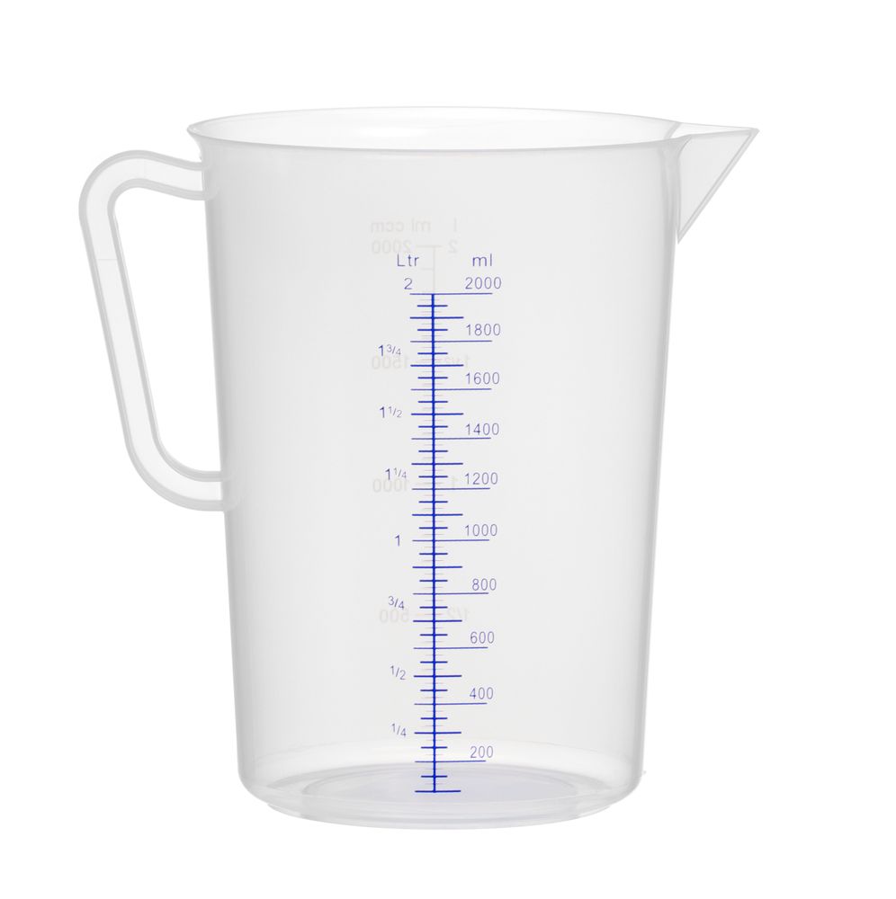 Caraffa graduata polipropilene, HENDI, 2L, ⌀140x(H)215mm
